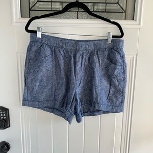 Old Navy Heathered Blue Women's Cargo Shorts